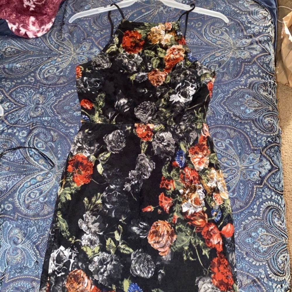 Tight fitted rose dress